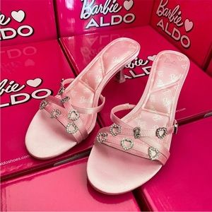 Barbie X Aldo Barbiemule Low Heels Medium Pink